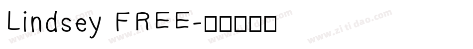 Lindsey FREE字体转换